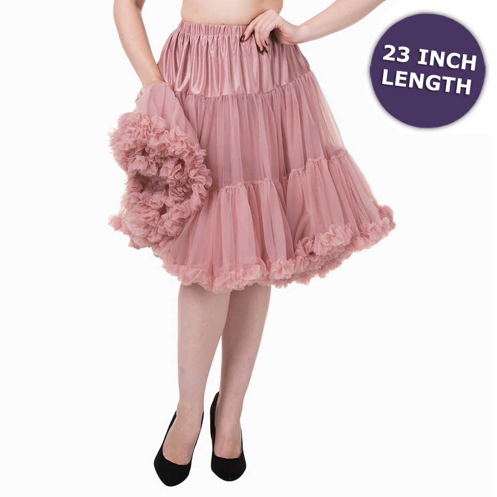 Dancing Days - Starlite Jupon/petticoat - 23 inch - Rose